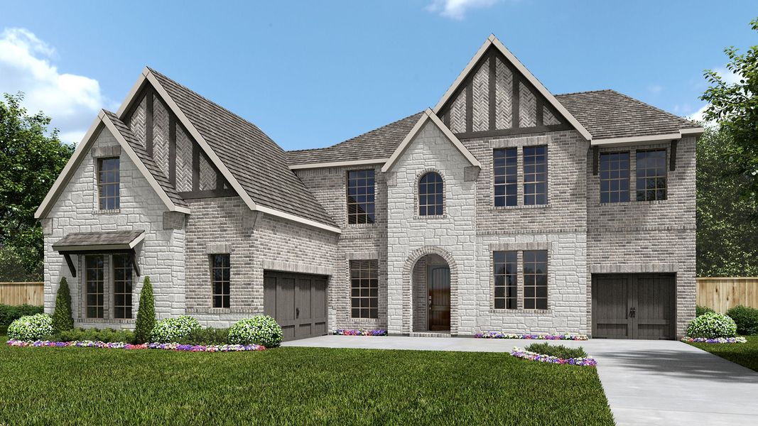 Representative exterior photo of a completed home built from the 630A by Britton Homes in Adkins Park, Hurst, TX (Image 13).