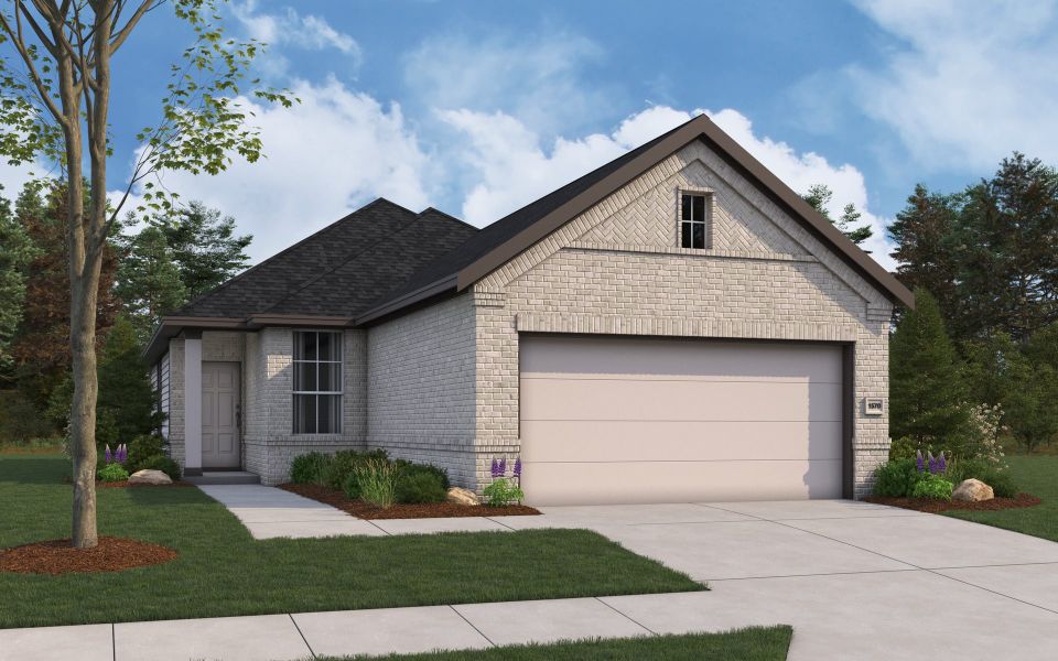 Rendering of floor plan. Colors and features may differ from shown representation.