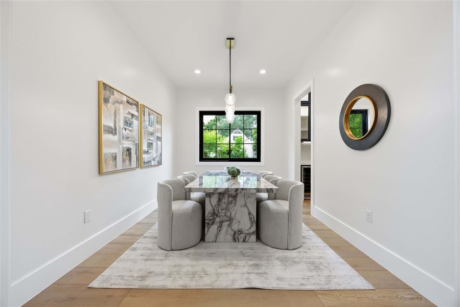 Furnished interior view inside a new home in , Houston (Image 10).