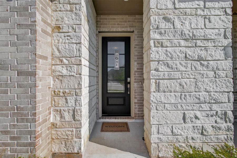 Exterior details and patio area of a home in Walnut Creek at Stone Creek: Fairway Collection, Rosenberg (Image 3). Exterior details and patio area of a home in Walnut Creek at Stone Creek: Fairway Collection, Rosenberg (Image 3).