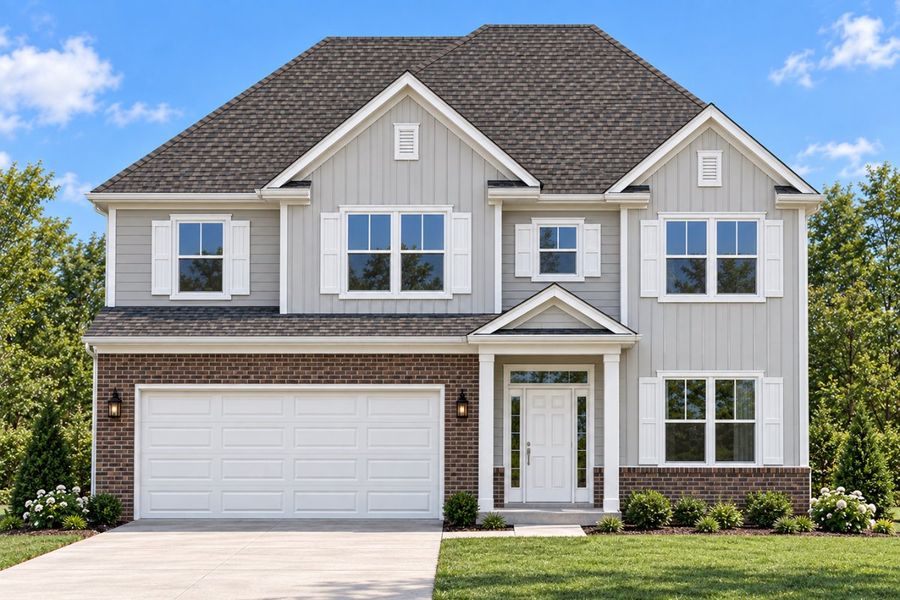 Representative exterior photo of a completed home built from the Parkwood by Ivey Homes in Tillery Park, Grovetown, GA (Image 16).