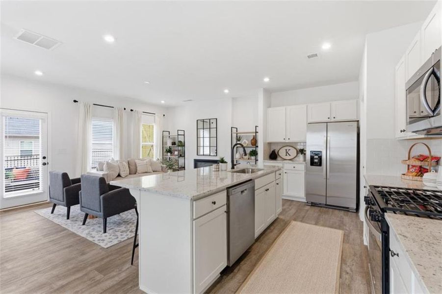 Furnished interior view inside a new home in Park Center Pointe, Mableton (Image 36).