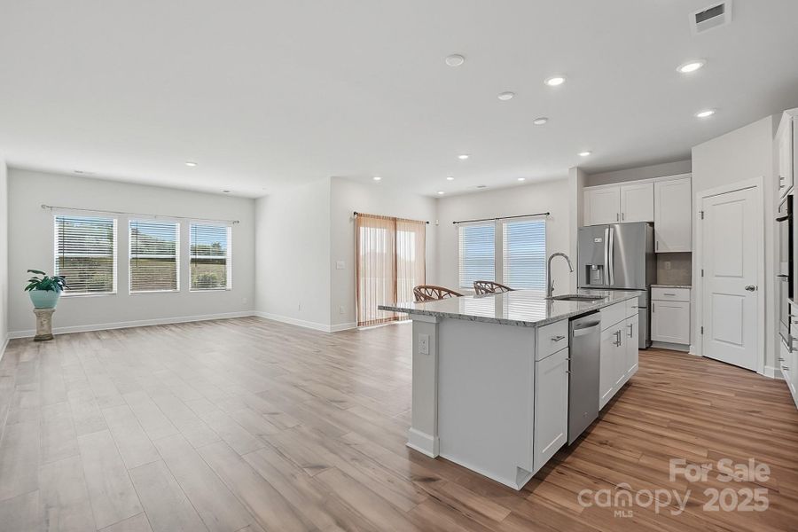 Open floor plan Open floor plan