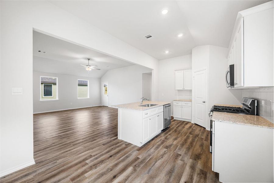 Furnished interior view inside a new home in , Splendora (Image 7).