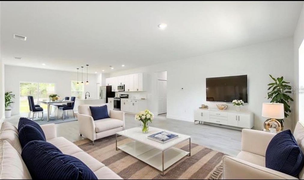 Furnished interior view inside a new home in , Citrus Springs (Image 5).