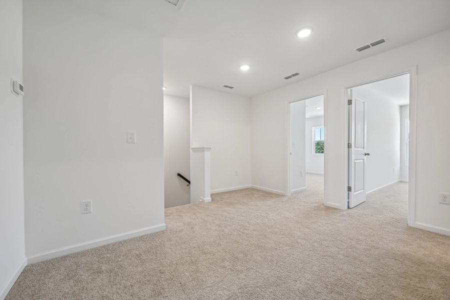 Spacious, unfurnished interior of a new home in Towns at Crescent Mills, Wilson's Mills (Image 20).