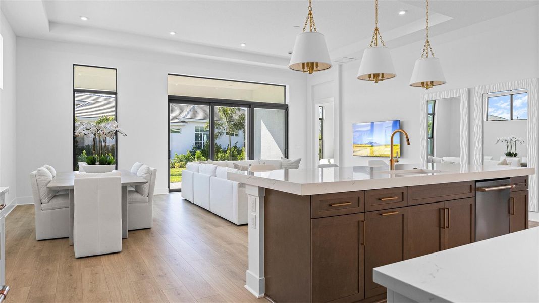 Furnished interior view inside a new home in Cove Royale, Stuart (Image 17).