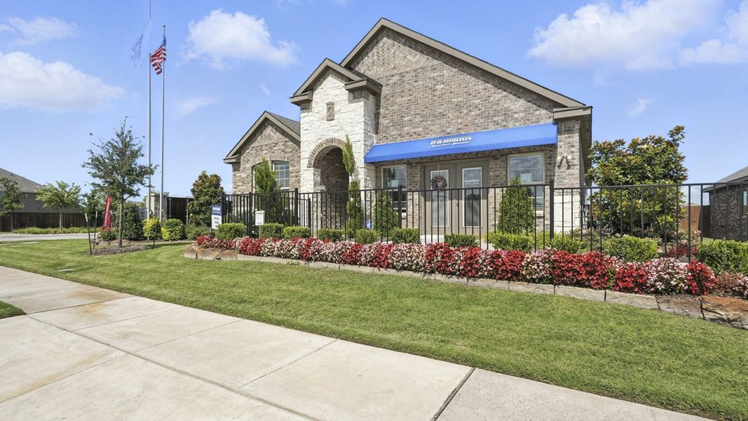 Representative exterior photo of a completed home built from the Avery by D.R. Horton in Madera, Royse City, TX (Image 21). Representative exterior photo of a completed home built from the Avery by D.R. Horton in Madera, Royse City, TX (Image 21).