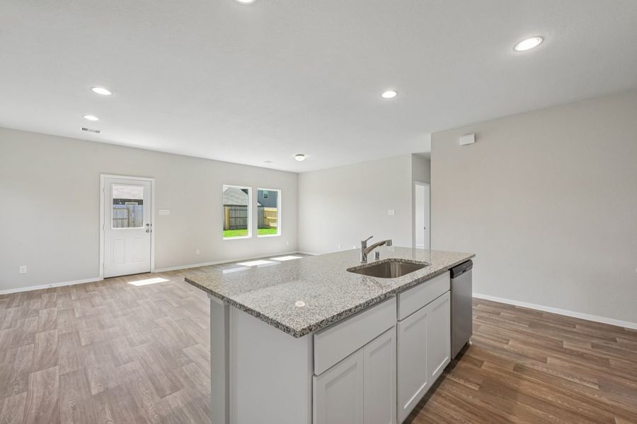 Furnished interior view inside a new home in Harrington Trails, New Caney (Image 10).