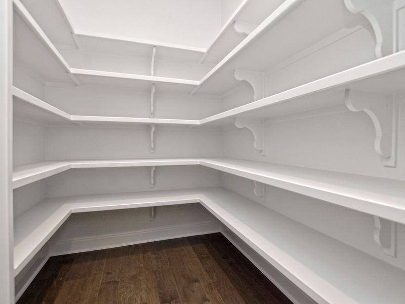 Representative unfurnished interior of a home built from the Madera II by Giddens Homes in Scofield Farms Estates, Georgetown (Image 320).