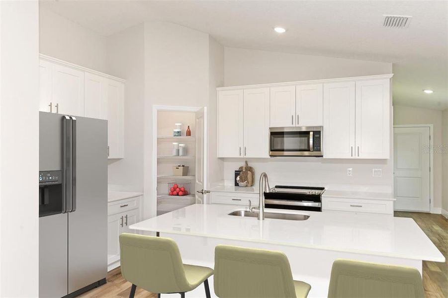 Furnished interior view inside a new home in Cherrywood Preserve, Ocala (Image 2).