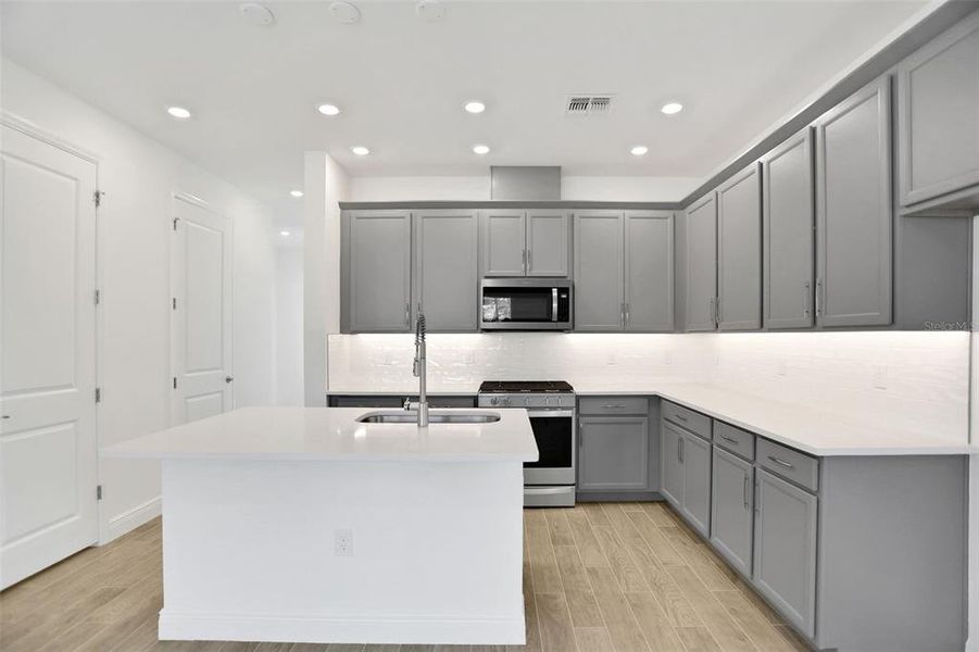 Furnished interior view inside a new home in Bungalow Walk at Lakewood Ranch, Sarasota (Image 8).