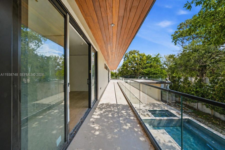 Exterior details and patio area of a home in , Miami (Image 4). Exterior details and patio area of a home in , Miami (Image 4).