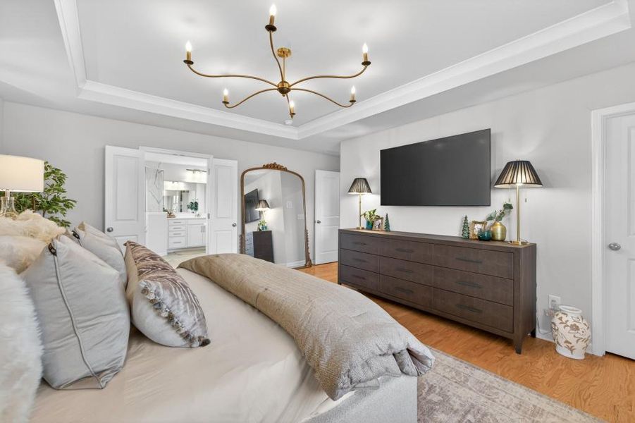 Furnished interior view inside a new home in Reunion, Flowery Branch (Image 64). Furnished interior view inside a new home in Reunion, Flowery Branch (Image 64).