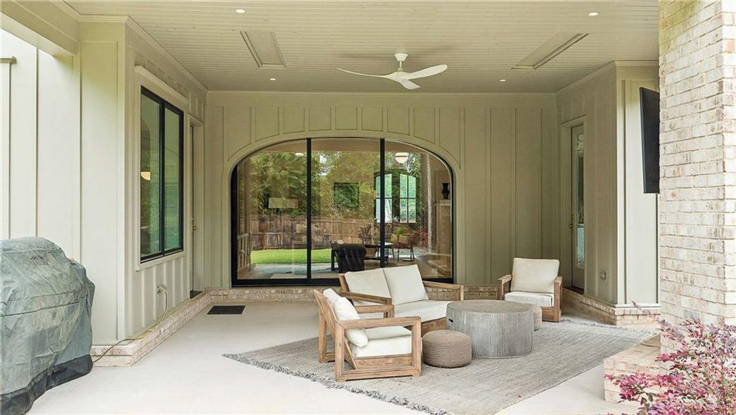 Exterior details and patio area of a home in , Smyrna (Image 33). Exterior details and patio area of a home in , Smyrna (Image 33).