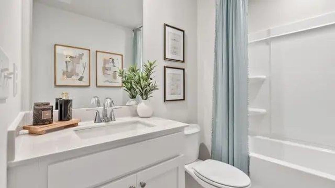 Furnished interior view inside a new home in Belleview Manor, Fairburn (Image 18).