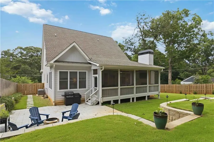 Exterior details and patio area of a home in , Decatur (Image 23).