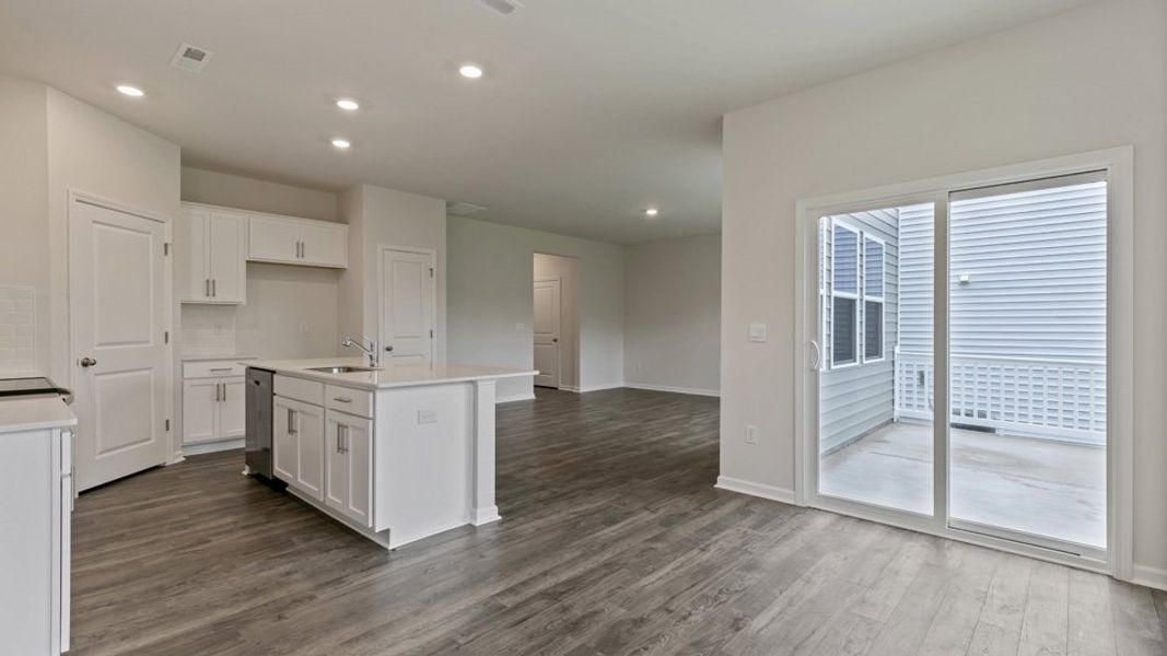 Furnished interior view inside a new home in The Grove at Matthews Landing, Fuquay Varina (Image 6).