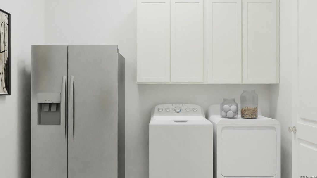 Furnished interior view inside a new home in Brookmill, San Antonio (Image 8).