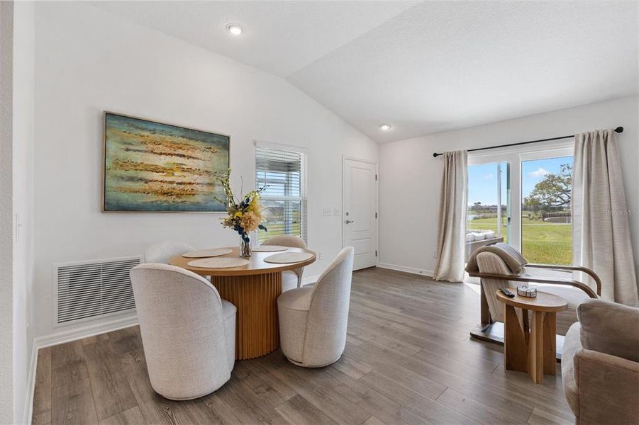 Furnished interior view inside a new home in , The Villages (Image 11). Furnished interior view inside a new home in , The Villages (Image 11).