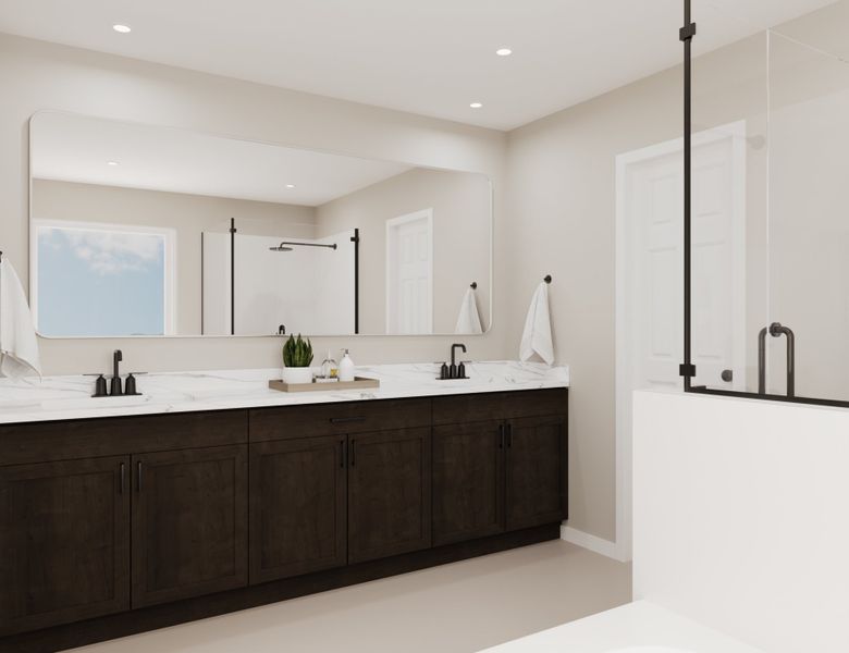 Representative furnished interior of a home built from the Patagonia by Beazer Homes in Sanctuary, Phoenix (Image 9). Representative furnished interior of a home built from the Patagonia by Beazer Homes in Sanctuary, Phoenix (Image 9).