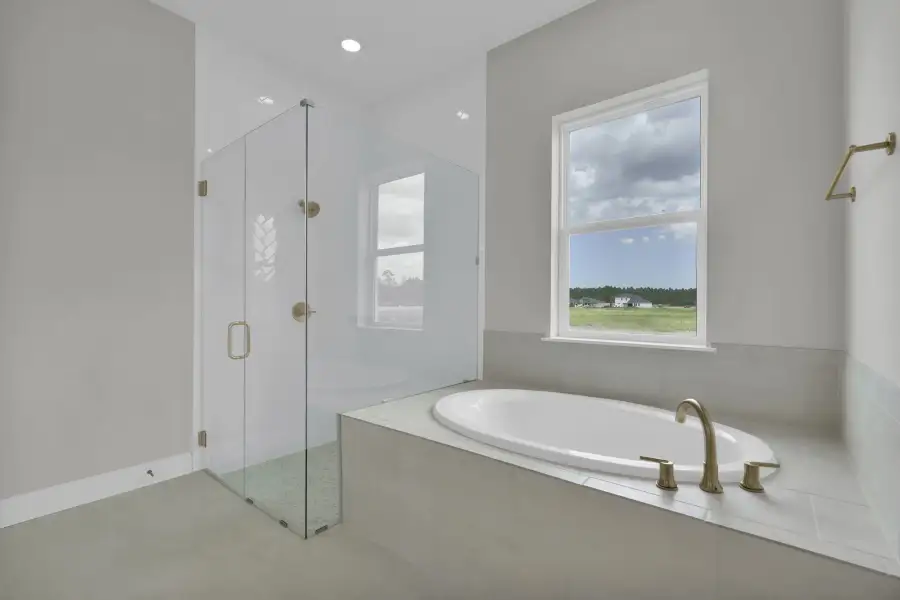 Representative furnished interior of a home built from the Tomoka by Riverside Homes in Sagebrush at EverRange, Jacksonville (Image 18).