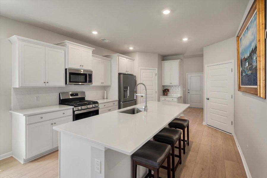 Furnished interior view inside a new home in Horizons at Summers Corner | 55+, Summerville (Image 19).