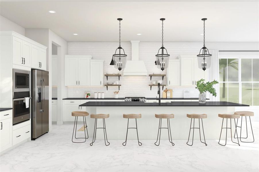 Furnished interior view inside a new home in Preserve at Deer Lakes, Sanford (Image 5).