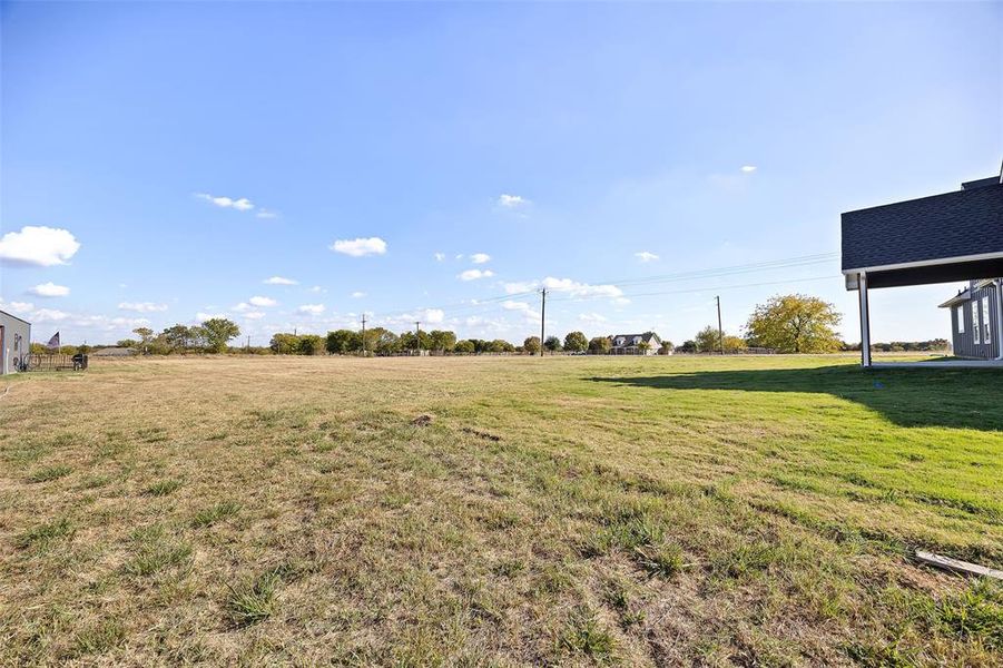 View of yard featuring a rural view