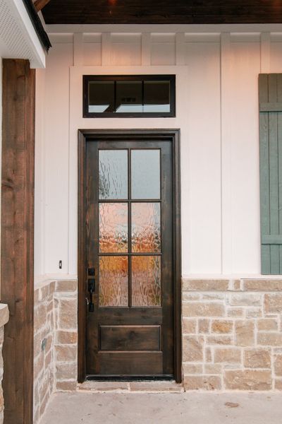 Representative exterior details of a home built from the The Annie by Reece Homes in Harvest Meadows, Bryan (Image 3).