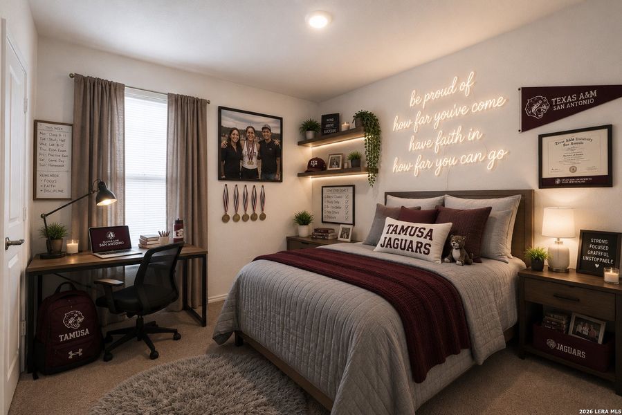 Furnished interior view inside a new home in Mission del Lago, San Antonio (Image 5).