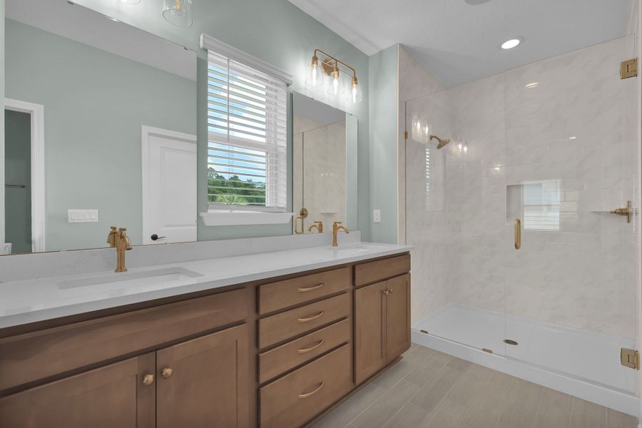 Representative furnished interior of a home built from the Crescent by Riverside Homes in Mariposa at EverRange, Jacksonville (Image 15).