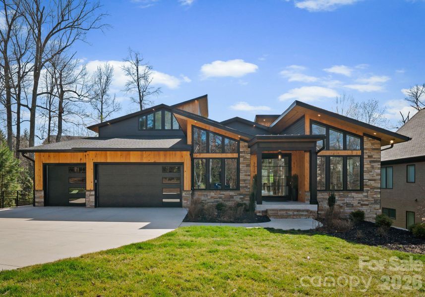 Front exterior of a new home in , Charlotte, NC, highlighting curb appeal (Image 24).