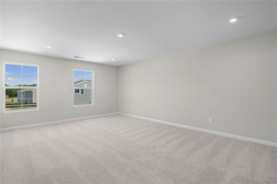 Spacious, unfurnished interior of a new home in Three Rivers, Rome (Image 24). Spacious, unfurnished interior of a new home in Three Rivers, Rome (Image 24).