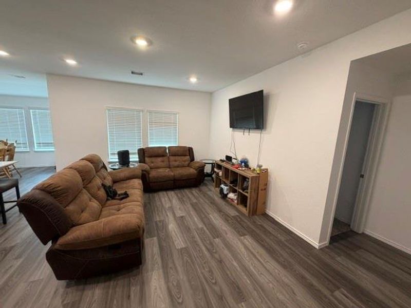 Furnished interior view inside a new home in The Canopies, Splendora (Image 4).