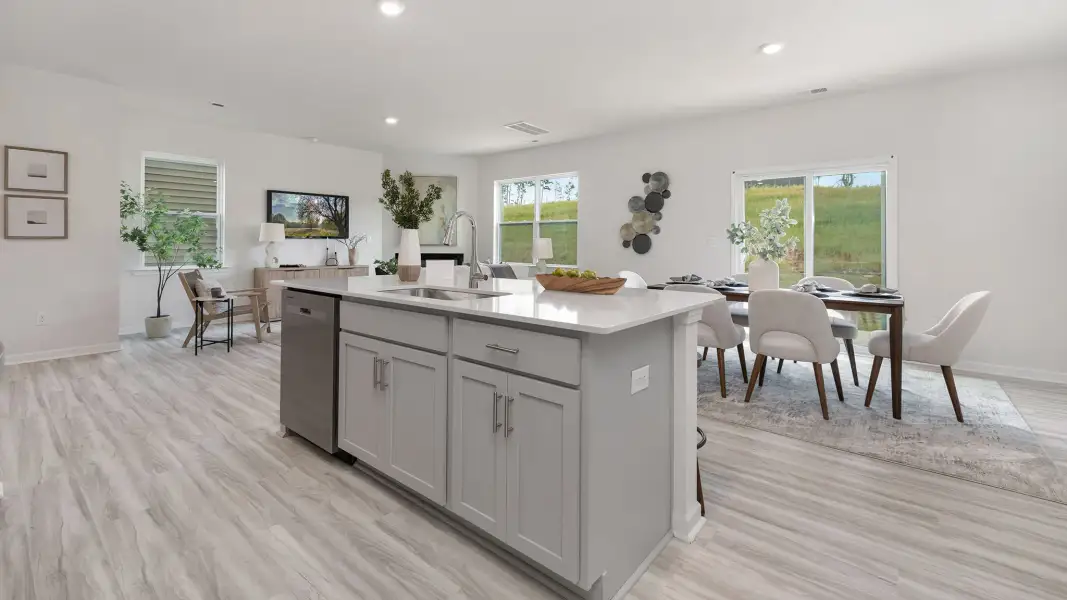 Furnished interior view inside a new home in Sweetwater Village, Rockwell (Image 6).