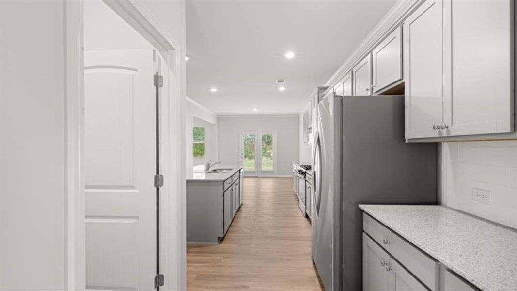 Furnished interior view inside a new home in Lost Creek, Dallas (Image 8).