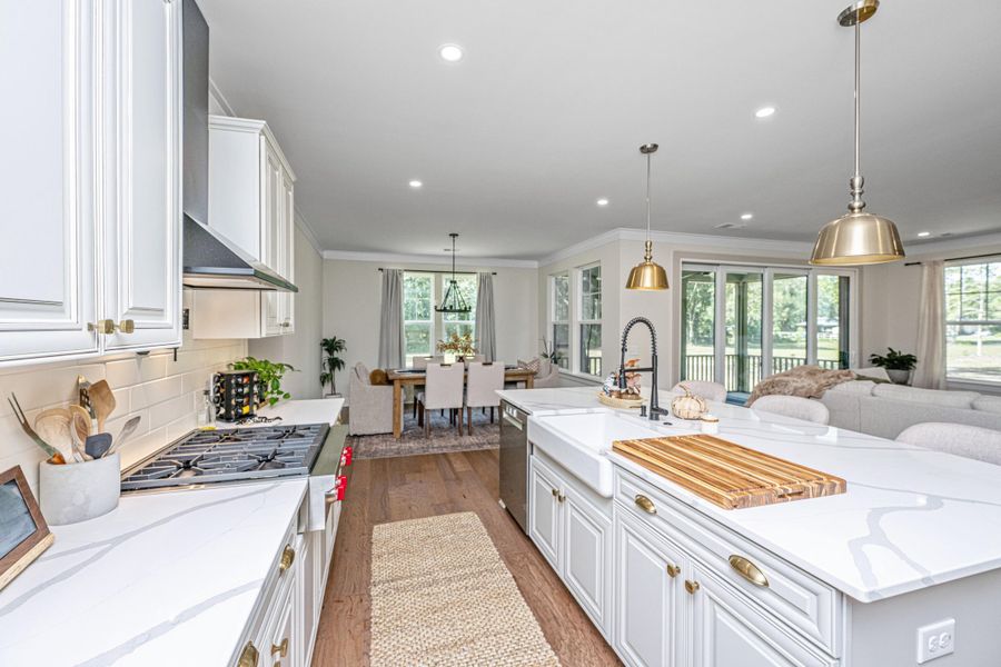 Furnished interior view inside a new home in , Awendaw (Image 12).