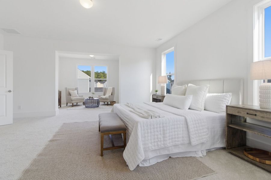 Furnished interior view inside a new home in Homecoming, Ravenel (Image 24).