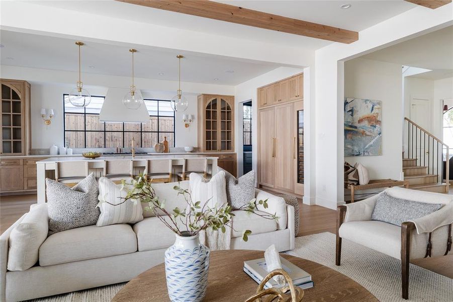 Furnished interior view inside a new home in , Dallas (Image 32).