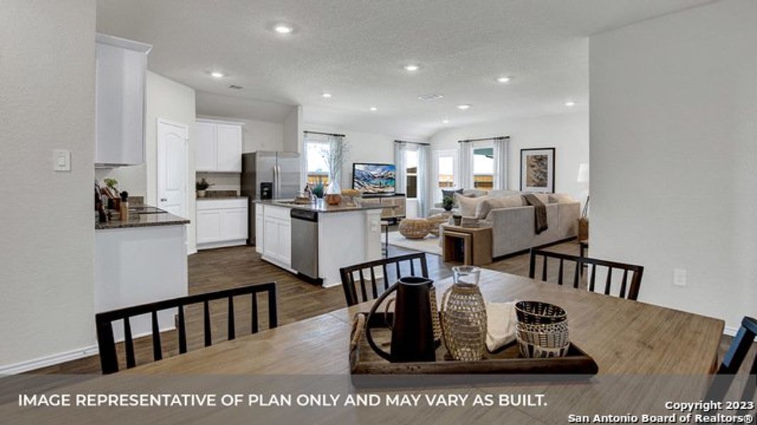 Furnished interior view inside a new home in Navarro Fields, Seguin (Image 5).
