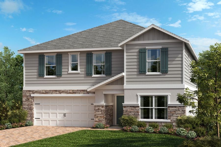 Exterior G with optional stone Exterior G with optional stone