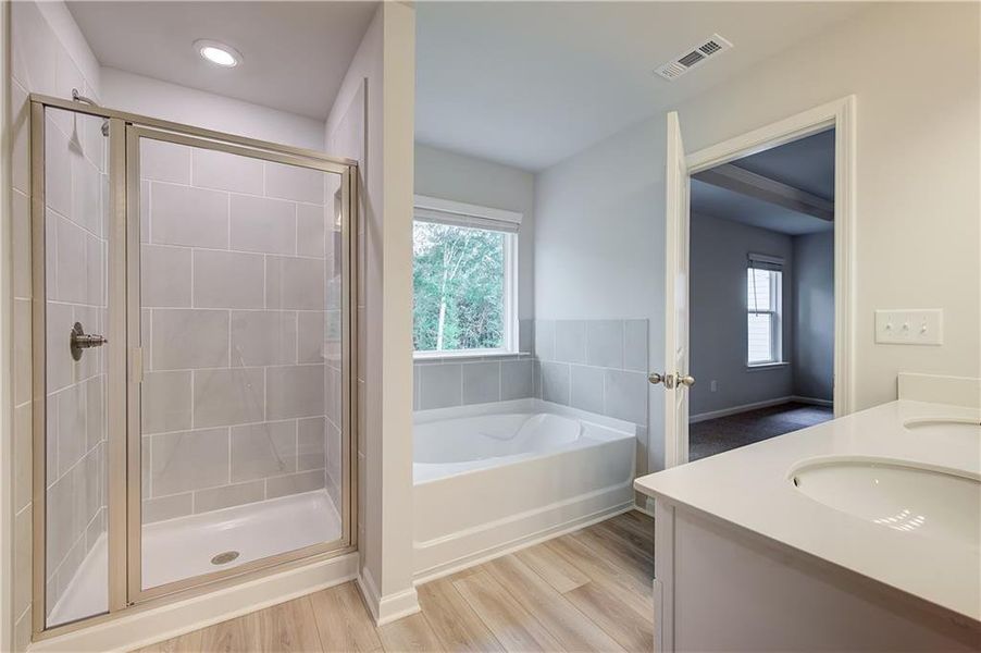 Furnished interior view inside a new home in Abbotts Crossing, Conyers (Image 11).