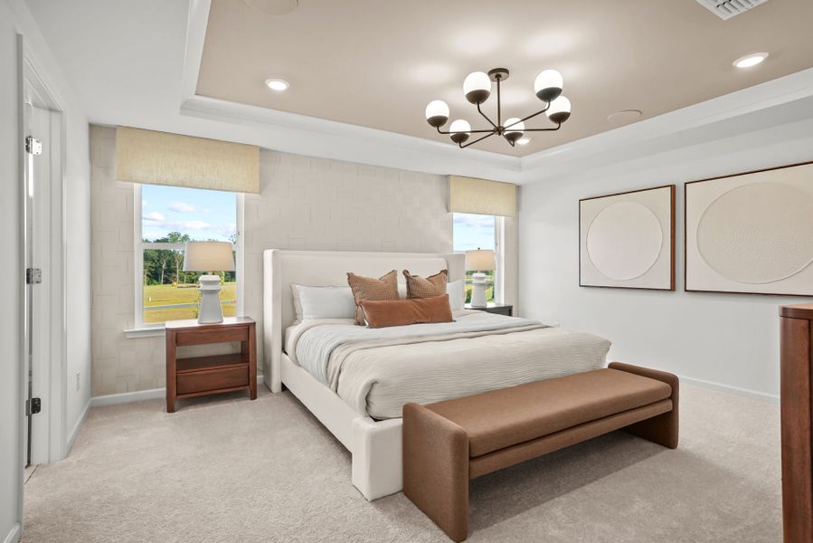 Representative furnished interior of a home built from the Austin by Pulte Homes in Cannon Run, Concord (Image 8).