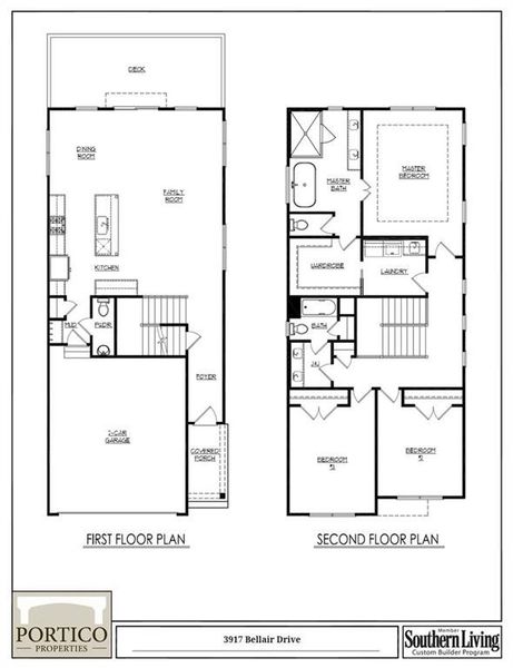 2D floor plan layout of this home in , Marietta, GA (Image 3).