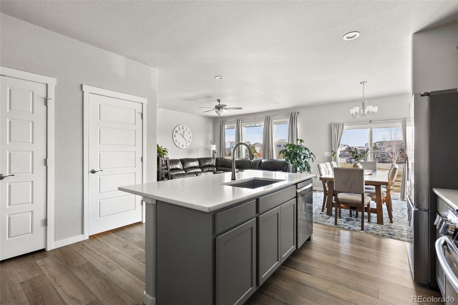 Furnished interior view inside a new home in , Lochbuie (Image 41).