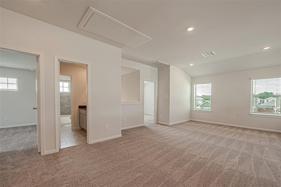 Spacious, unfurnished interior of a new home in Enclave At Dobbin, Magnolia (Image 32).