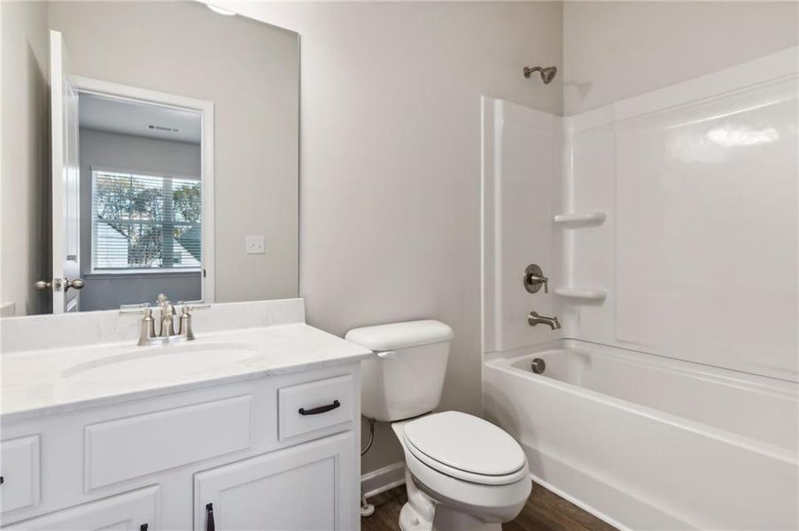 Furnished interior view inside a new home in , Flowery Branch (Image 10). Furnished interior view inside a new home in , Flowery Branch (Image 10).