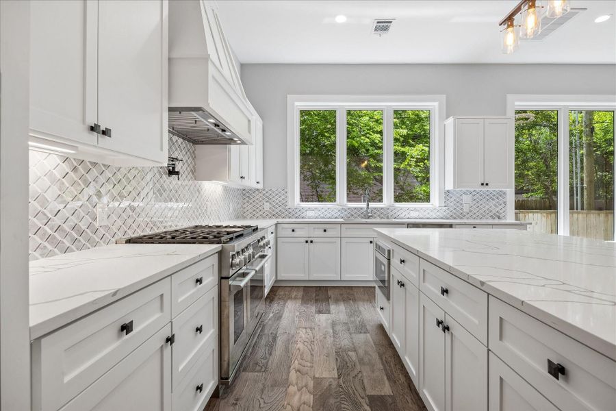 Furnished interior view inside a new home in , Houston (Image 18).
