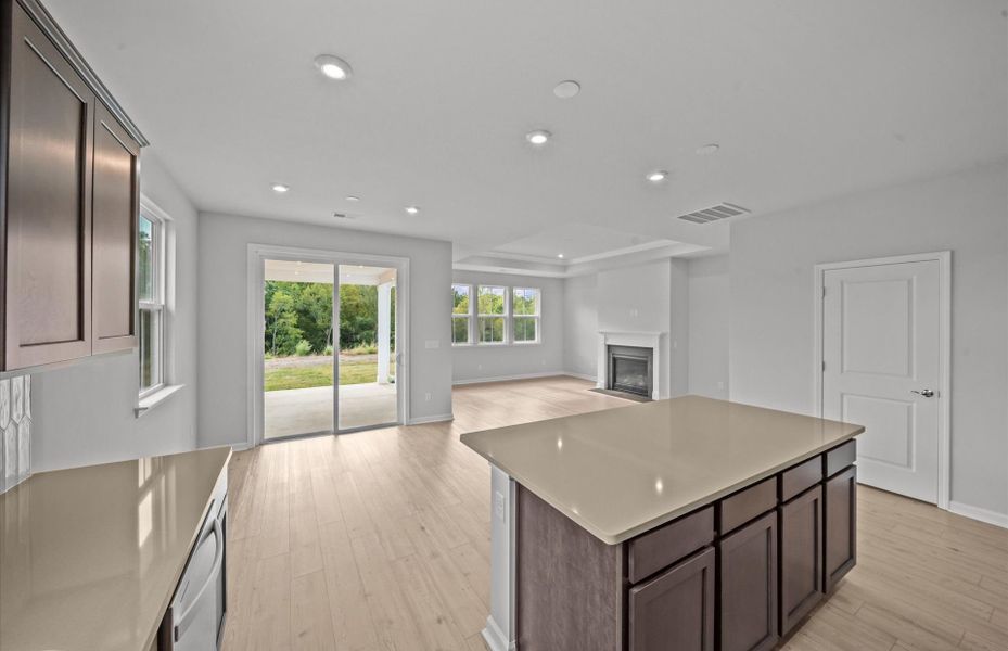 Furnished interior view inside a new home in Sweetwater Hills, Moore (Image 6). Furnished interior view inside a new home in Sweetwater Hills, Moore (Image 6).